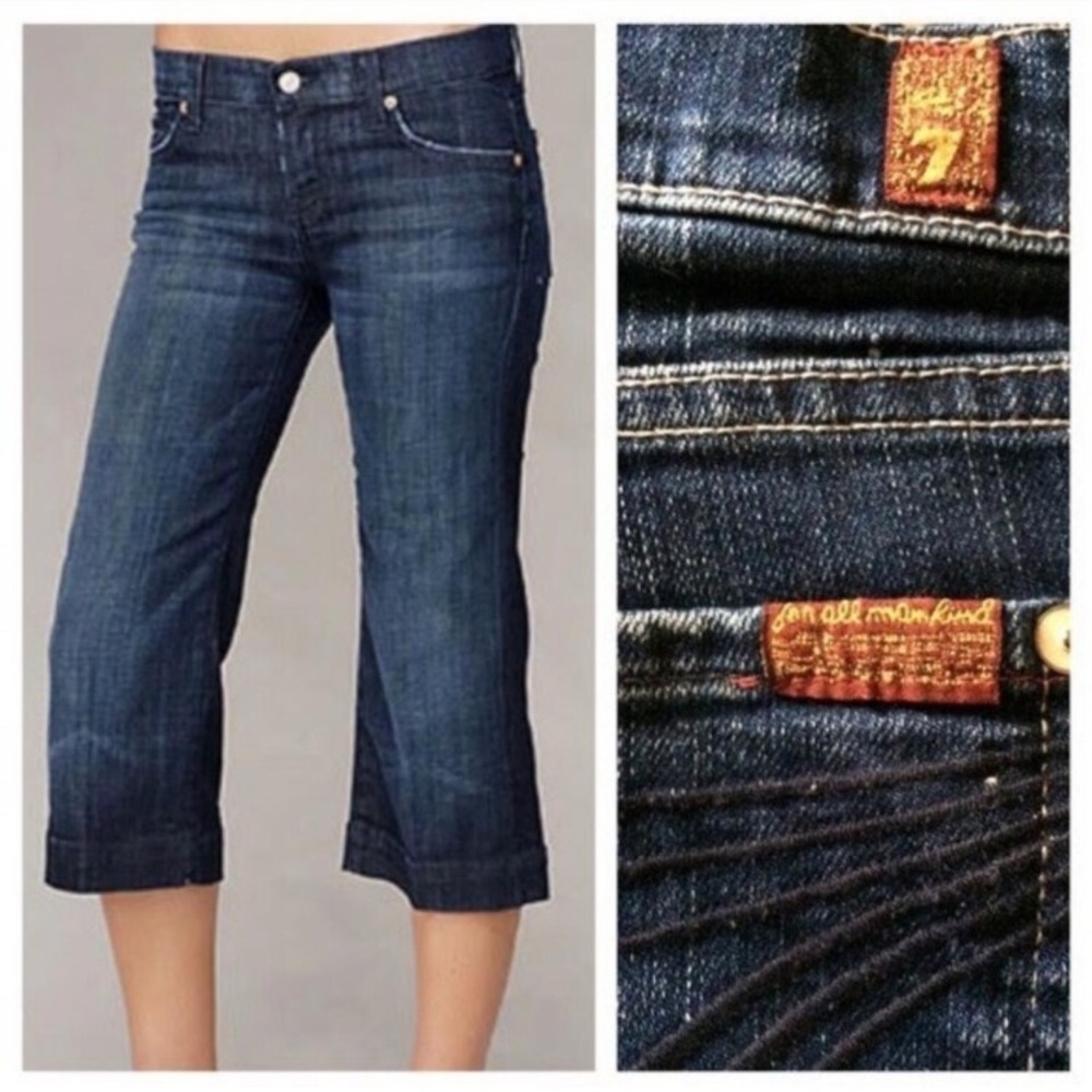 7 ForAll Mankind CropDojo Wide Leg Jean